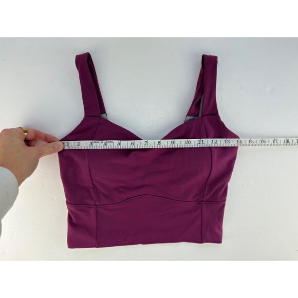 Born Primitive NWOT Extend Longline Sports Bra Crop Top in Magenta Size Medium - Picture 10 of 11